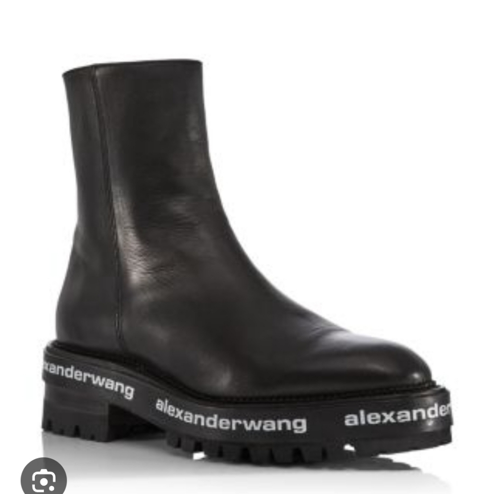 Alexander Wang Sanford platform Chelsea boot in black